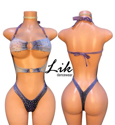 AUTUMN one piece Exotic Dancerwear – Lik Dancewear