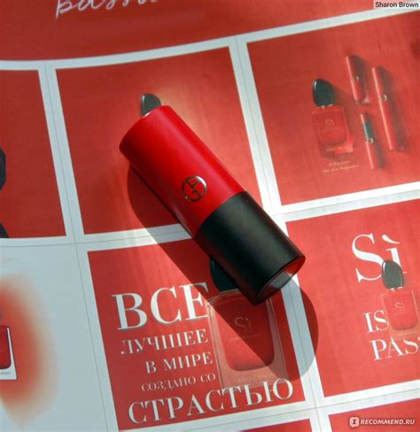 Губная помада Giorgio Armani rouge d’Armani matte - «Идеальная матовая ...
