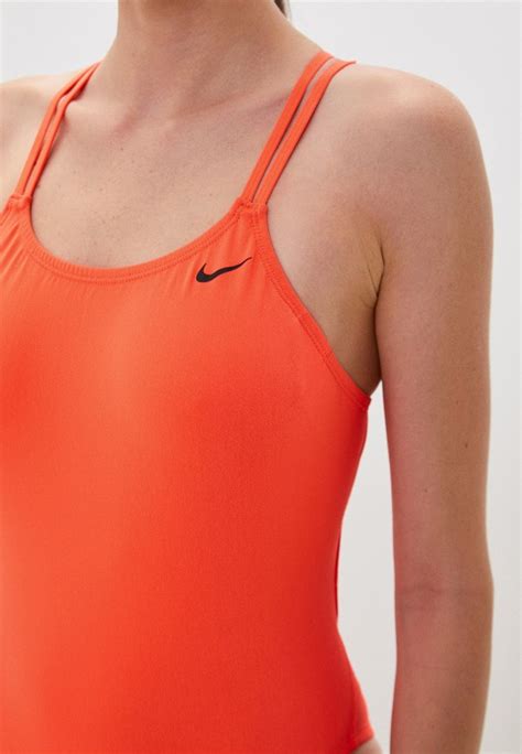 Купальник Nike Nike Hydrastrong Solid Spiderback, цвет: красный ...