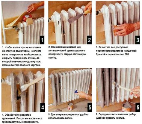 Краска для батарей отопления — выбор и технология нанесения