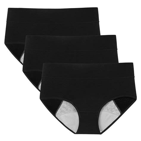 POKARLA Women's Incontinence Underwear High Absorbency Period Cotton