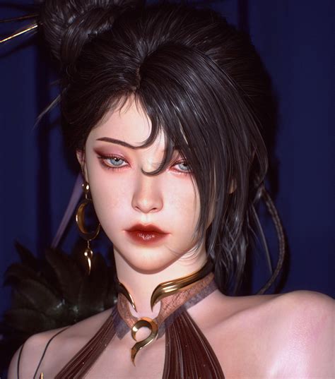 ArtStation - Gold_Temptress, HOJIN JEONG | Gold, Artwork