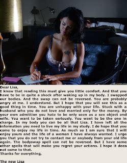 Some TG Captions: The letter