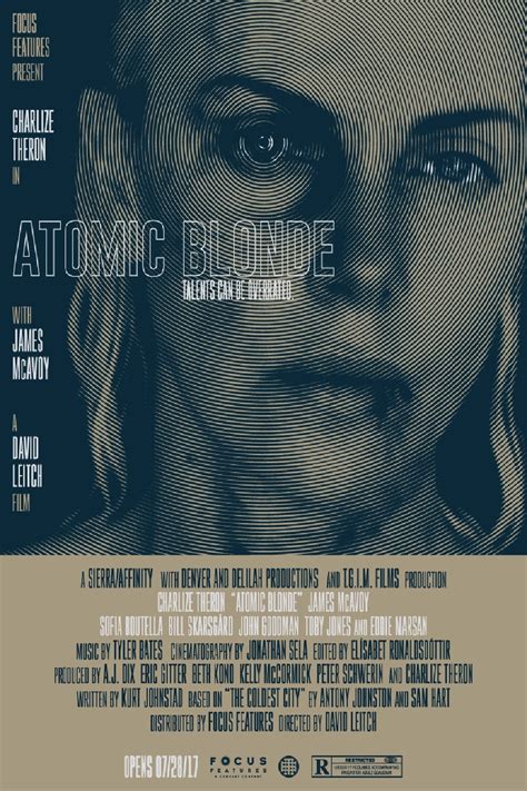 Atomic Blonde (2017) - Posters — The Movie Database (TMDb)