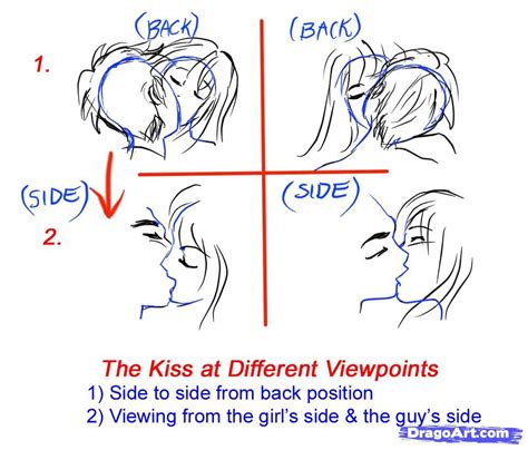 sketch  anime kiss step  step anime people anime draw