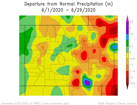 June Weather Review across Southern Colorado