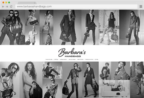 KREATIVE // Work - Barbara's Handbags Brand Identity & Web Design