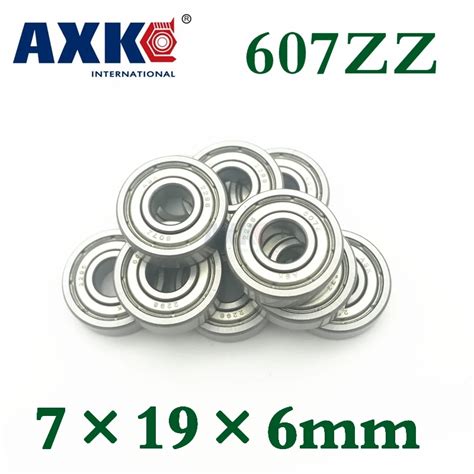 607zz Bearing Abec 5 100pcs 7x19x6 Mm Miniature 607z Ball Bearings 607 ...