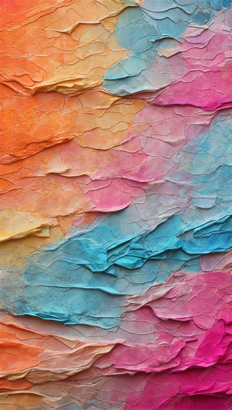 premium photo colorful worn wall texture