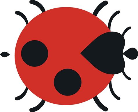 Monochrome Delight Sleek Ladybug Logo Geometric Beauty Ladybug Insignia