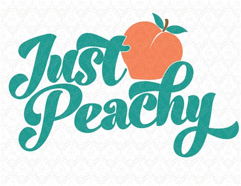 Just Peachy SVG 70s / 80's Southern SVG for Cute - Etsy
