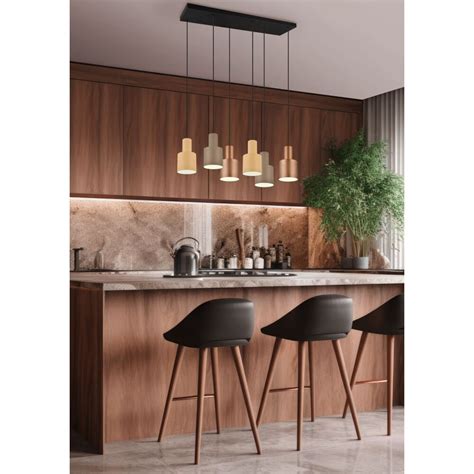 Trio AGUDO Pendant Light black 319400617 | lamps.eu