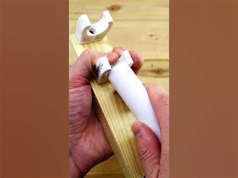 Идеальная точилка для ножей из пластиковой трубы и дерева DIY - YouTube