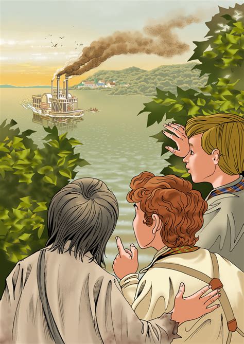 Иллюстрация Том Сойер в стиле классика | Illustrators.ru