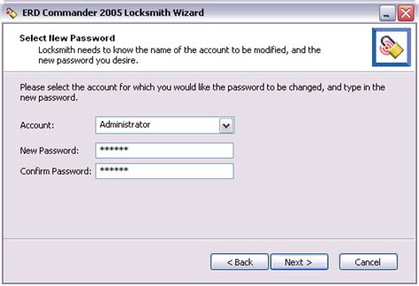 hack windows xp password  erd commander