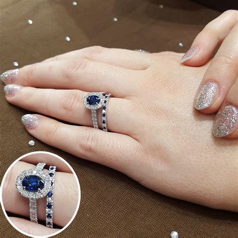 unique  amazing engagement ring  wedding ring combinations