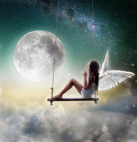 Луна,ангел | Beautiful angels pictures, Angel pictures, Big eyes art