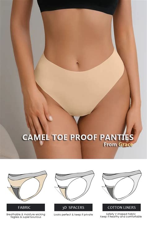 Custom Camel Toe Prevention Undies Anti Leakage No Show Cameltoe Proof Underwear Seamless No
