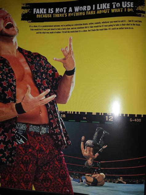 Chris Jericho on wrestling being called "fake"; from the WWE Unscripted