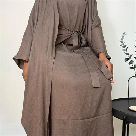 3 Piece Abaya - Etsy