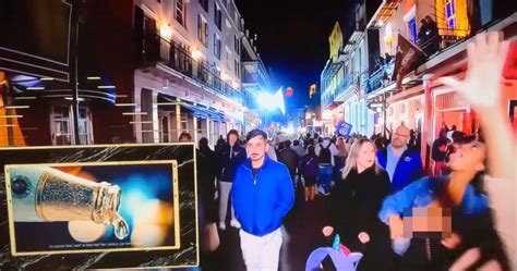 ESPN airs woman's NSFW flashing on Bourbon Street during Sugar Bowl