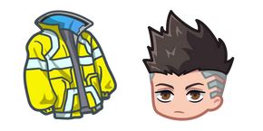 chibi chainsaw man angel devil   wing cursor custom cursor