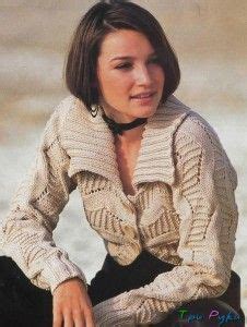 Модель женского болеро вязаный спицами | Hand knitted sweaters ...