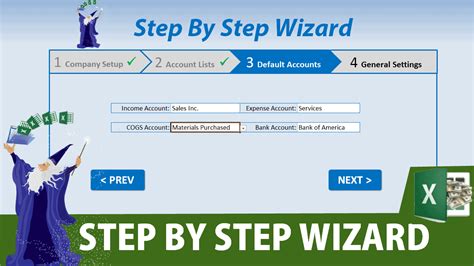 excel step  step wizard workbook  excel
