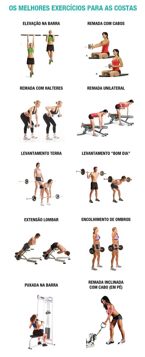 Treino e Ação: Melhores exercícios de musculação para treinar costas