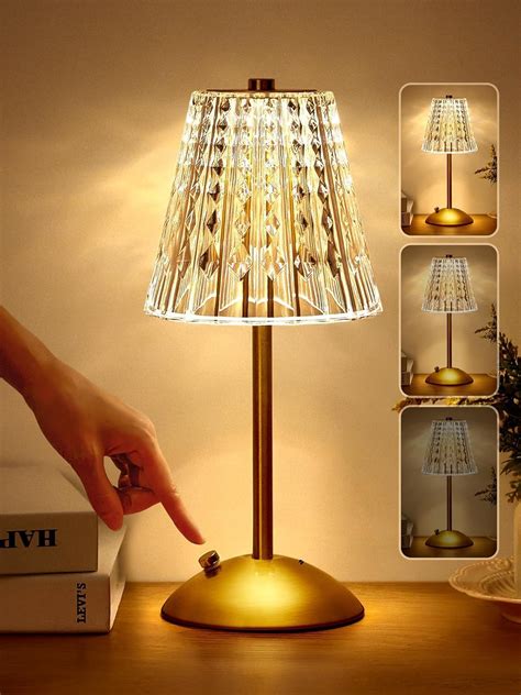 cordless table lamps  hometabledining room gold rechargeable