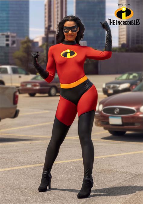 The Incredibles Deluxe Women's Mrs. Incredible Costume | Disney Costumes