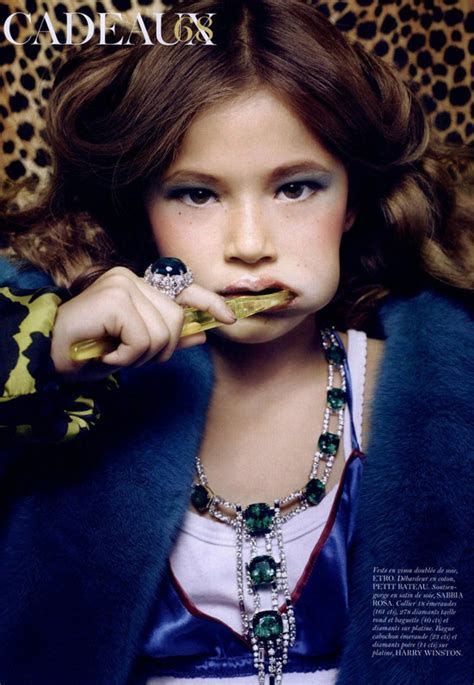 Маленькие модели в Vogue Paris (14 фото)