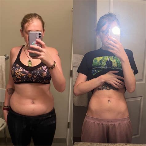 F/21/5'10" [190lbs > 140lbs = 50lbs] Weight loss journey : r/progresspics