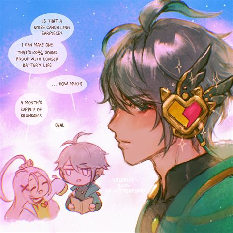 alhaitham and aino (genshin impact) drawn by valerieks | Danbooru