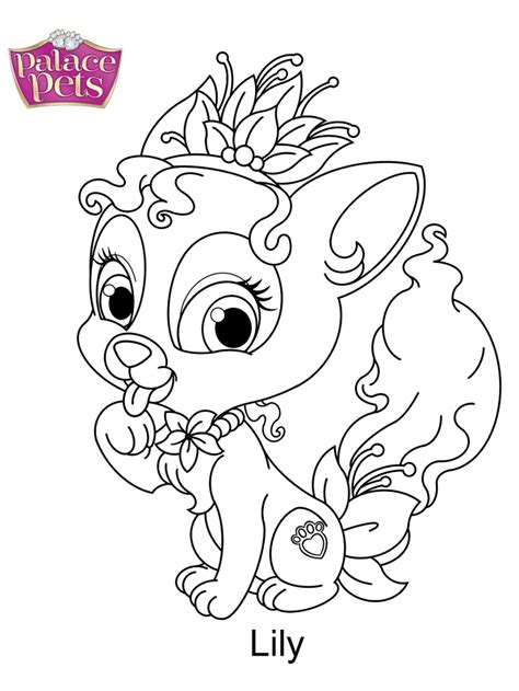 Palace Pets Coloring Pages - Free Printable Coloring Pages for Kids