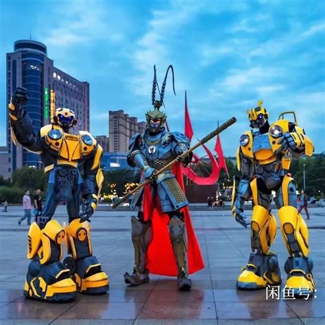 deformable robots human size easy wearing  cosplay  dino adult