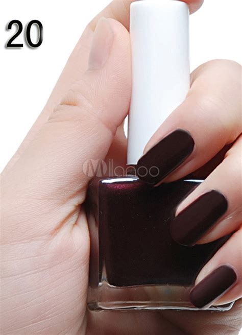 Burgundy 12ML Matte Nail Polish - Milanoo.com