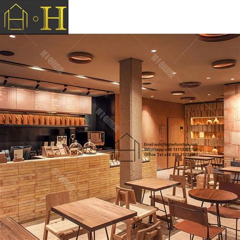 Modern Coffee Shop Interior Design - Food Showcase Cabinet