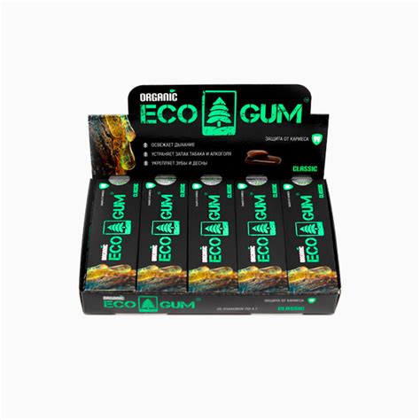 ECO GUM classic (классическая) - Жевательная сера "ECO GUM"