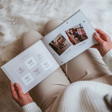 As You Grow A Modern Memory Book For Baby 7
