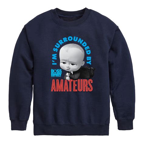 Boss Baby - I'm Surrounded By Amateurs - Toddler & Youth Crewneck