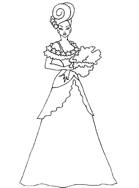 catrina para colorear cuerpo completo - Clip Art Library