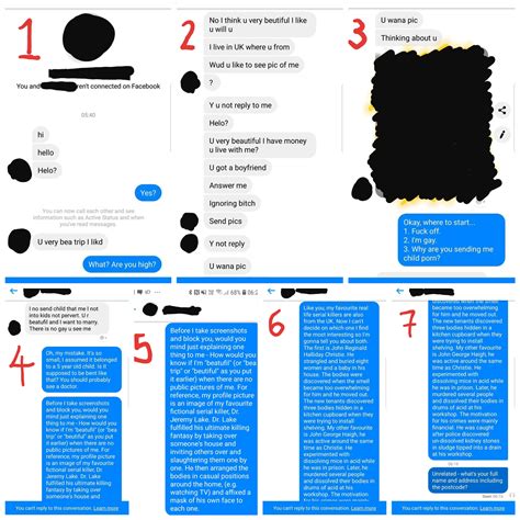 The best way to get rid of creeps is to act creepier than they are. He