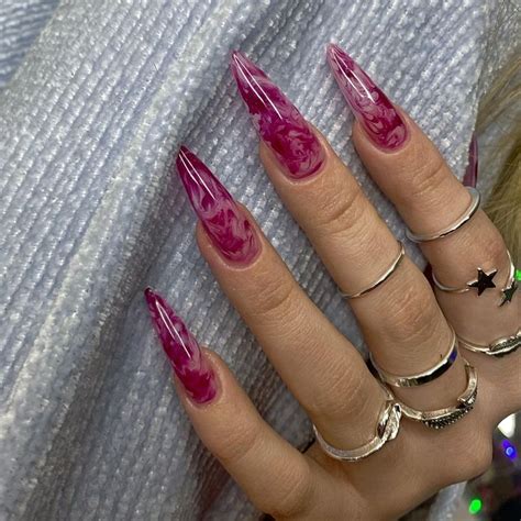 Трендовые ногти | Acrylic nails coffin pink, Pretty nails, Punk nails