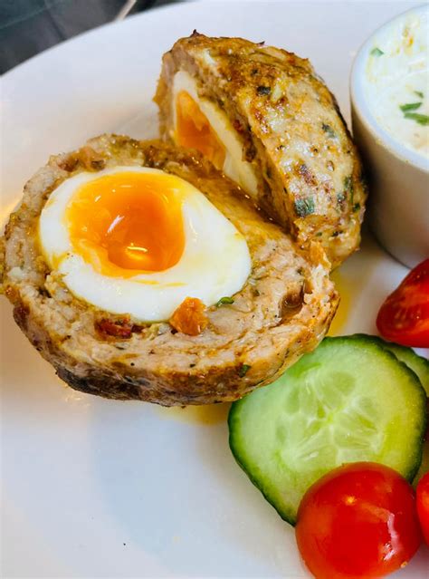 Katsu Chicken Scotch Eggs - Pinch Of Nom