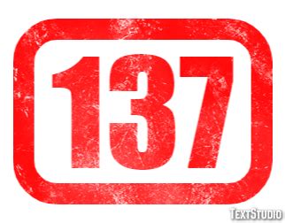 137 Text Effect and Logo Design Number