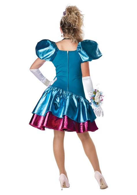 80s Blue Prom Women's Costume Dress | Decade Costumes
