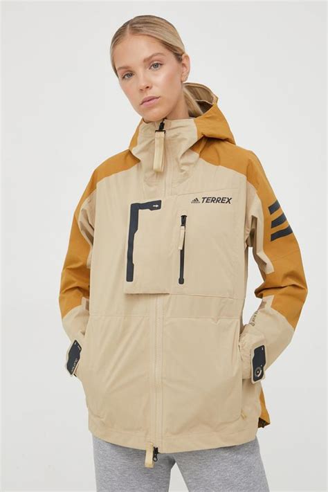 Куртка outdoor adidas TERREX Xploric колір бежевий | ANSWEAR.ua
