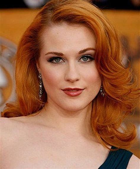 Redheaded Celebrities with Blue Eyes | Evan rachel wood, Red haired beauty, Beautiful red hair