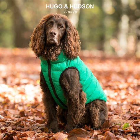 Reversible Dog Puffer Jacket - Red and Navy – Hugo & Hudson London